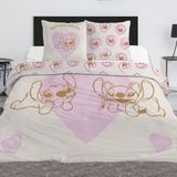 Disney - Lilo & Stitch - Dekbedovertrek - Multikleur - 240 x 220 cm + 2 Kussenslopen 65 x 65 cm