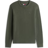 Tommy Jeans - TJM Slim ESS - Sweater - Groen - Katoen
