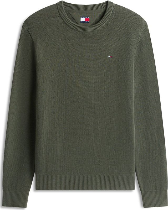 Tommy Jeans - Slim Fit - Pullover - Effen - Puur Katoen