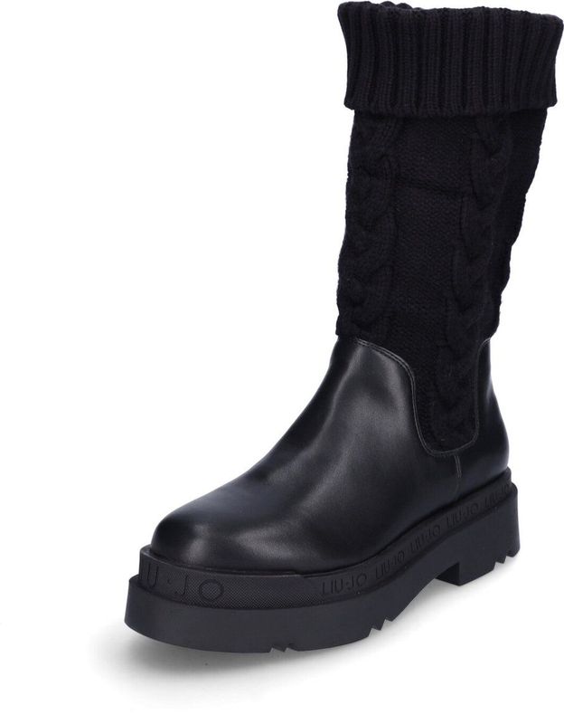 Liu Jo - Love 65 Knit Boots - Enkellaarsjes - Zwart