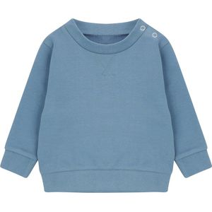 Larkwood - Sustainable Fashion Baby Sweater - Stone Blue maat 12/18 Monate