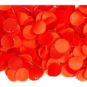 8x zakjes van 100 gram party confetti kleur rood - Feestartikelen