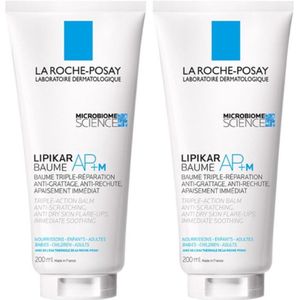 La Roche-Posay Lipikar Lichaamsbalsem AP+m - 2x200ml - zeer droge huid