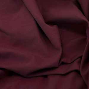 Kayori Tara Topper Hoeslaken Jersey Stretch - 140-160x200-220cm - Biologisch Katoen - Strijkvrij - Bordeaux