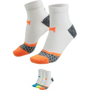 Xtreme - Hardloop sokken - Unisex - Multi wit - 42/45 - 3-Paar - Sportsokken