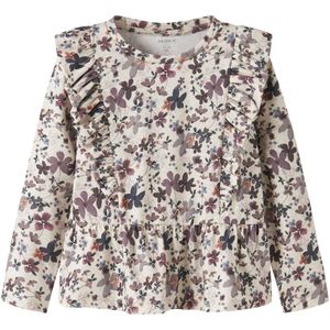 NAME IT - NMFNALINE LS TOP - Blouse - Meisjes - Lange Mouwen - Slim Fit