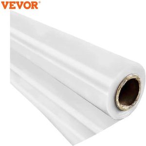 Vevor - Broeikasbedekking - Broeikas Folie - Broeikas Rol - 6 Mil - Transparant -Plastic Kasfolie - Kas Folie - 975 x 762cm