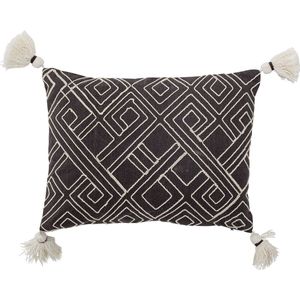 Bali kussen bruin katoen