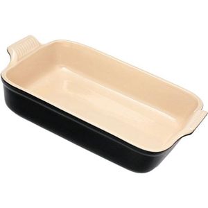 LE CREUSET - Aardewerk - Ovenschaal 32cm 3,85l Zwart