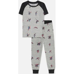 Marvel Spider-Man - All Over Print Kinderpyjama - Kids 122/128 - Grijs