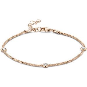 Casa Jewelry - La Mer - Armband - Rosé Verguld - 17 cm + 3 cm Verlengketting