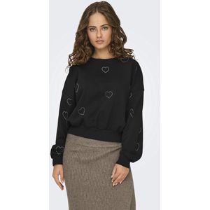 Only - ONLBERIT - Sweater - Zwart - Ronde Hals - Lange Mouwen