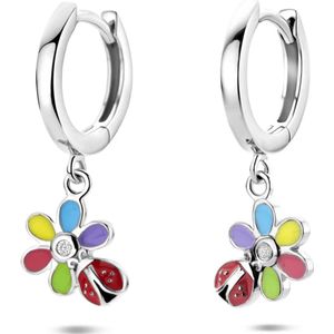 Oorbellen Bloem O103 Zilver - Jewelry By Joanne