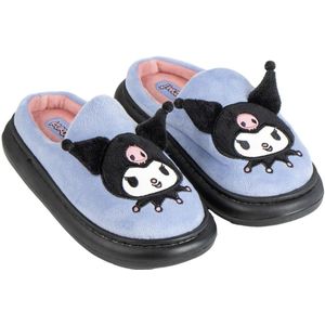 CERDÁ - Kuromi Pantoffels - Zwart - Officieel Gelicentieerd Product - Antislip