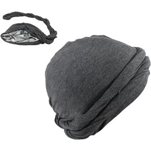 Zachte Tulband Durag voor heren, modal & satijnen hoofdbedekking, comfortabel en ademend, haaruitval pet, chemotherapie muts.
