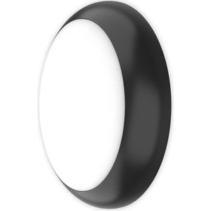 Noxion LED Bulkhead Pro V2 Wit 12/16/20W 2400lm - 830-840-865 CCT | 325mm - IP65 - Bewegings- en Lichtsensor - Nood 3H + Ring Zwart.