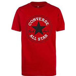 CONVERSE Shirt  rood / zwart / wit
