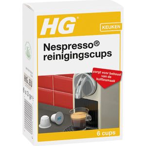 HG - Reinigingscups voor Nespresso ® machines - 6x 6 Capsules
