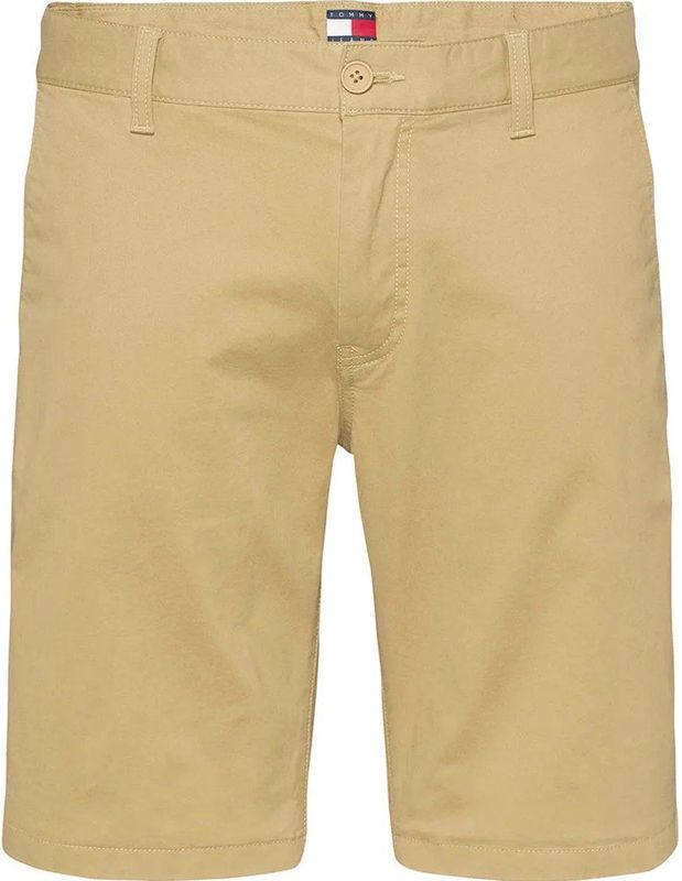 Tommy Jeans - Chino Shorts - Groen - 98% Regeneratief Katoen, 2% Elastaan