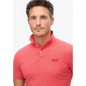 Superdry - Classic Pique - Poloshirt - Oranje - Korte Mouw