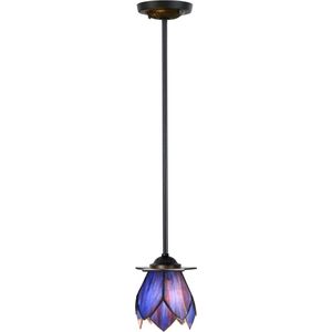 Art Deco Trade - Tiffany Hanglamp Blue Lotus pendant