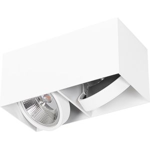 QAZQA Design spot wit rechthoekig AR111 2-lichts - Box