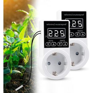 Digitale temperatuurregelaar - waterdichte temperatuurschakelaar voor broeikas - slimme thermostaat met sensor .