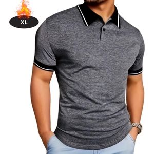 Nivard Poloshirt Heren - T-Shirt Heren - Shirt - Overhemd - Polo Shirt - Grijs - S