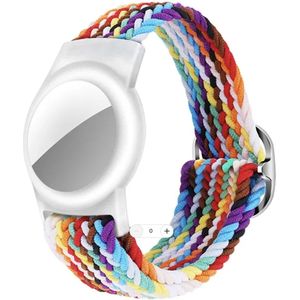 Armband geschikt voor Apple airtag rainbow