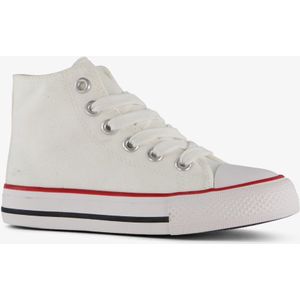 Hoge Canvas Sneakers - Wit - Kinder - Gympen