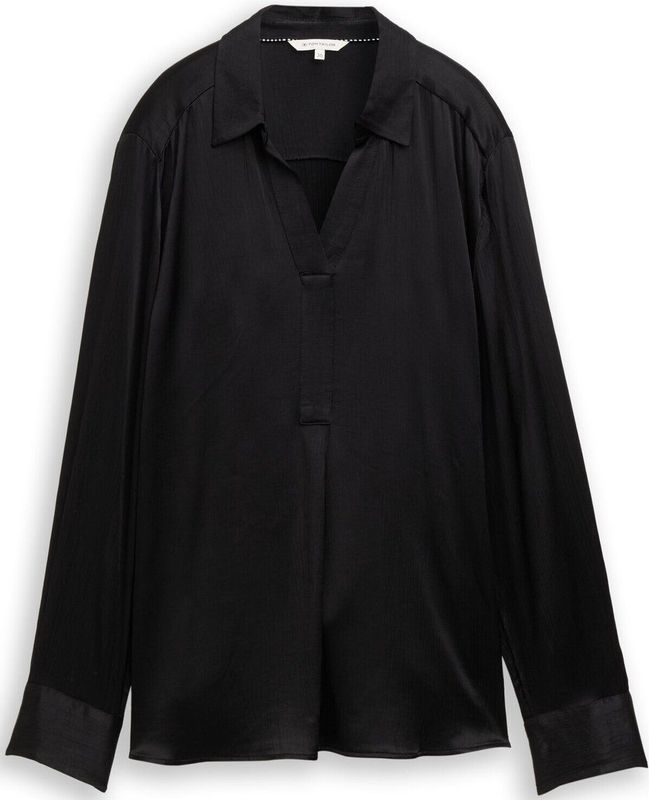 Tom Tailor Crinkle satijnen blouse