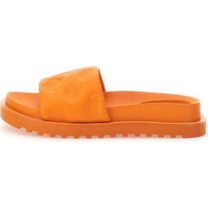 Guess Fabetza Dames Slippers - Orange - Maat 37
