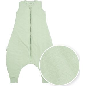 Meyco Baby Slub baby winter slaapoverall jumper - soft green - 80cm