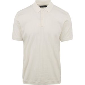 Marc O'Polo - Poloshirt Rib Gebroken Wit - Regular-fit - Heren Poloshirt Maat XL