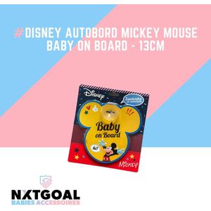 Disney Autobord Mickey Mouse Baby on Board - 13cm