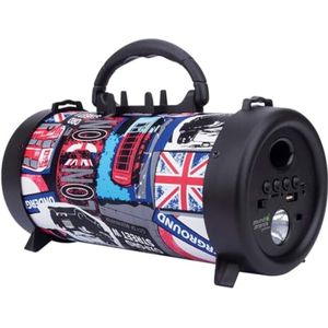 Draadloze Bluetooth-luidspreker met zaklamp en FM-radio