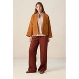 Sissy-Boy - Lichtbruine gestreepte blouse