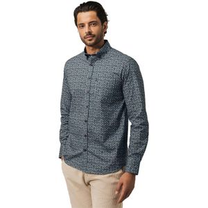 State of Art - Overhemd - Grijs - Allover Print - Regular Fit