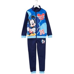 Disney Mickey Mouse - Trainingspak - Maat 92 - Joggingpak - Blauw