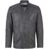 Babista - ZANZINO - Leren Jack - Grijs