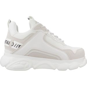 Sneakers - Chai - Gevoerd - Imitatieleer - Color-Blocking