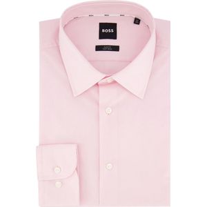 Hugo Boss overhemd mouwlengte 7 roze