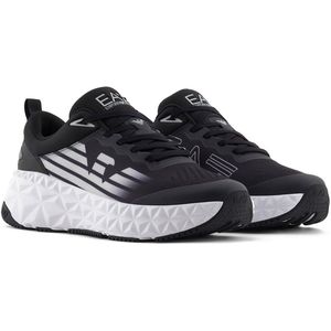 EA7 - Kobra - Trainers - Zwart - Plat - Veters - Casual - Sportief