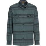 camel active Overhemd met lange mouwen van puur katoen - Maat menswear-L - Inktblauw