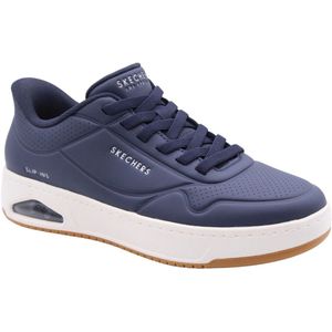 Skechers - UNO CTL-UNO DURABUCK SLIP IN - Slip-on Sneakers - Donkernavy