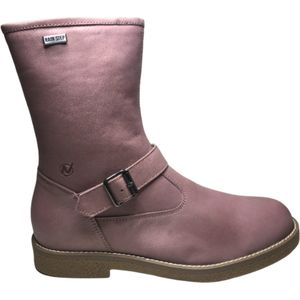 Naturino Rainstep gesp warme lederen laarzen Bandak oud roze mt 38