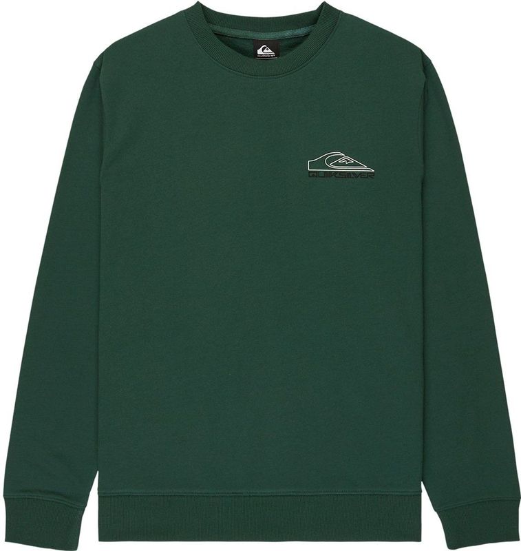 Quiksilver - Basic Graphic - Sweatshirt - Groen - Regular Fit