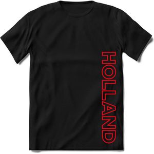 Nederland - Rood - T-Shirt Heren / Dames  - Nederland / Holland / Koningsdag Souvenirs Cadeau Shirt - grappige Spreuken, Zinnen en Teksten. Maat XXL