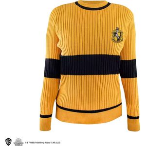 Cinereplicas Harry Potter - Hufflepuff / Huffelpuf Quidditch Sweater / Zwerkbal Trui / Trui-M