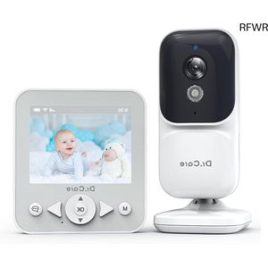 RFWR® Babyfoon met Camera en Nachtzicht – Video Baby Monitor 2.8 inch, 2-Weg Audio, Temperatuursensor, VOX Modi